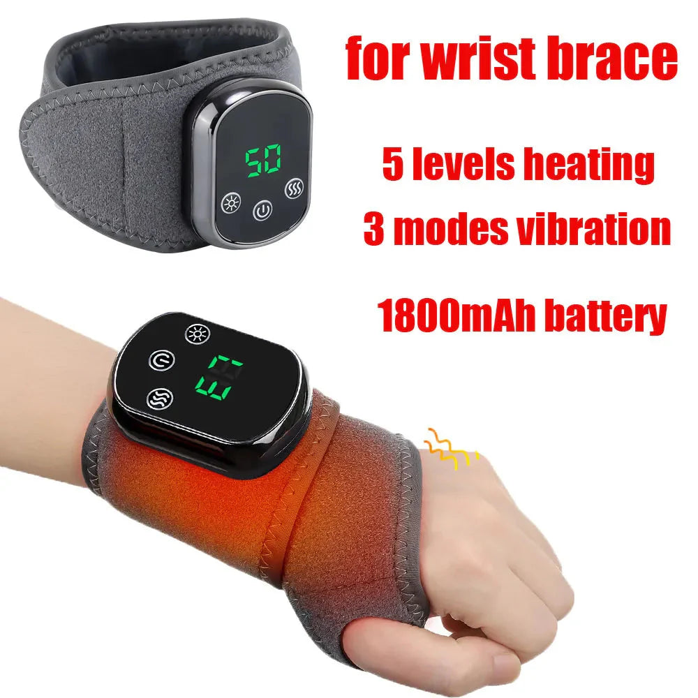 Electric Heat & Vibration Massage Brace – Ankle, Wrist & Knee