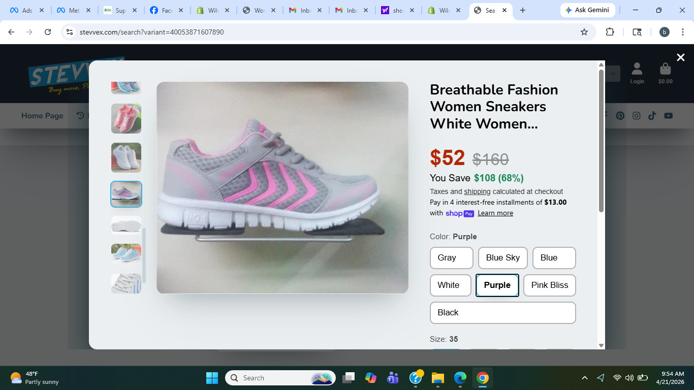 Women's Breathable Mesh Sneakers