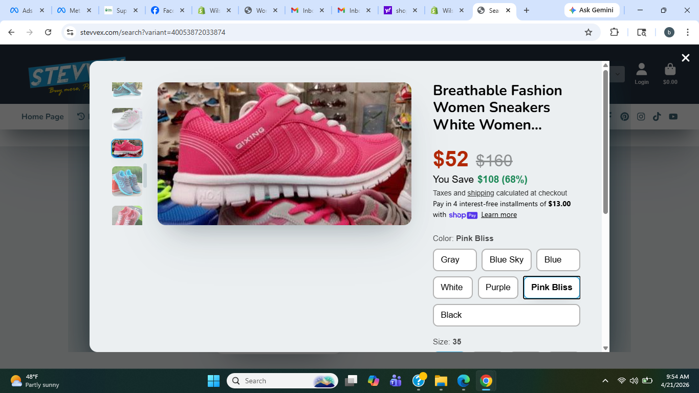 Women's Breathable Mesh Sneakers