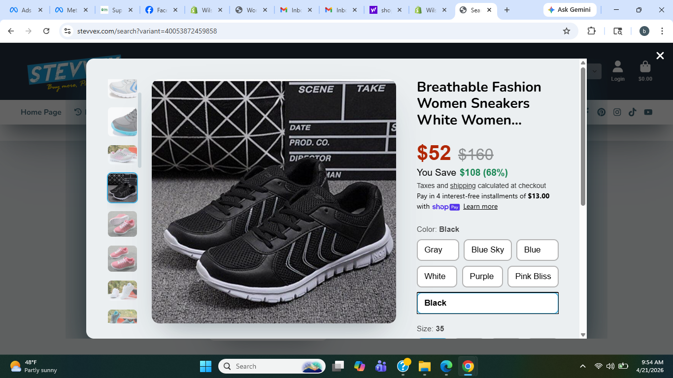 Women's Breathable Mesh Sneakers