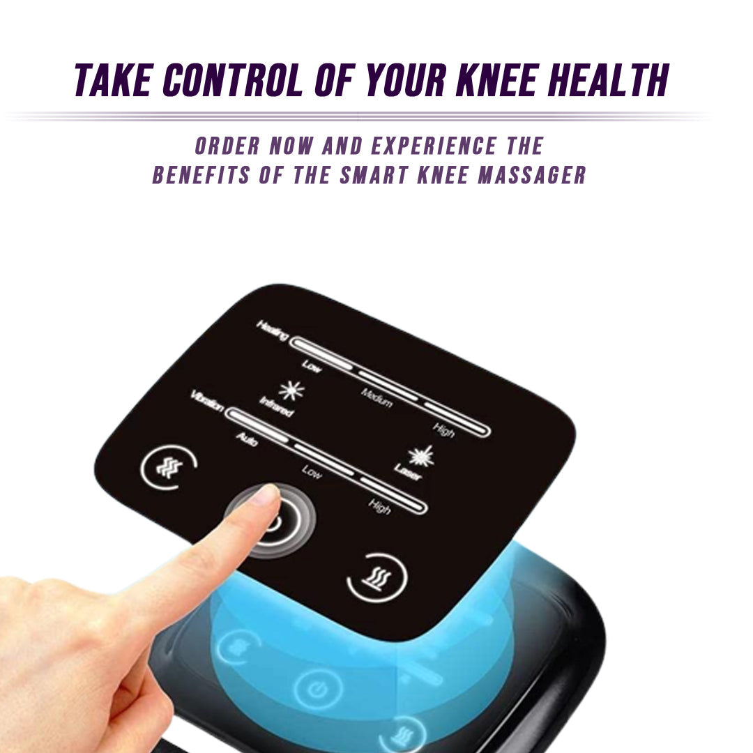 Smart Knee Massager with Heat & Vibration