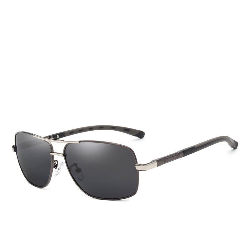 Brand Designer Men's Aluminum Magnesium Sunglasses – Polarized Mirror Lens