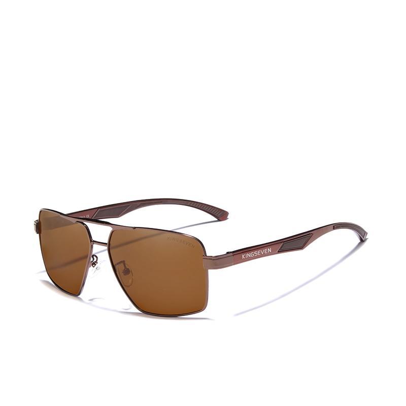 Luxury Aluminum Men's Polarized Sunglasses – Mirror Lens UV400