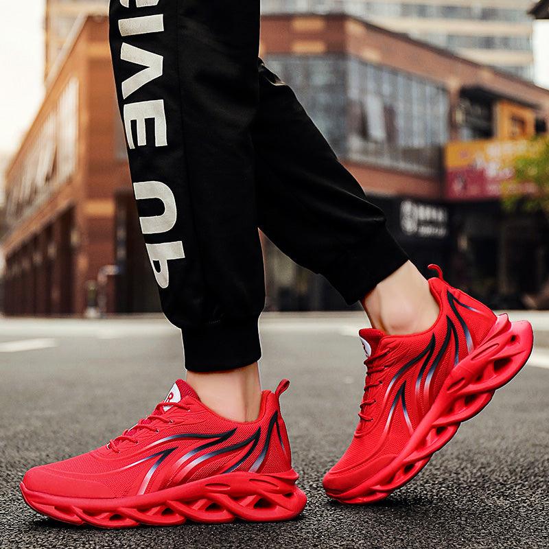 Men's Light Blade Running Sneakers – Breathable Lightweight Sport Shoes