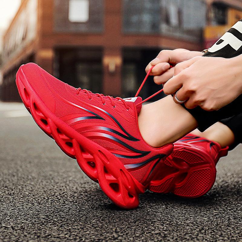 Men's Light Blade Running Sneakers – Breathable Lightweight Sport Shoes