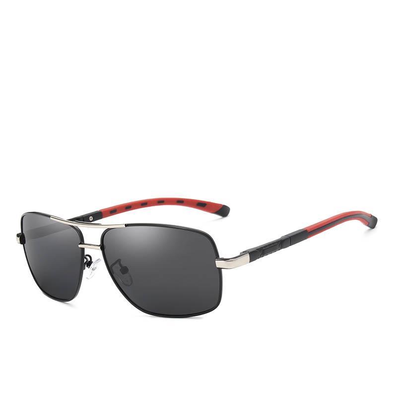 Brand Designer Men's Aluminum Magnesium Sunglasses – Polarized Mirror Lens