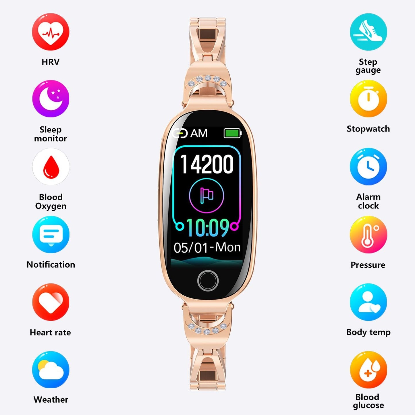 2025 New Health Guardian Smart Watch 1.1" HD - Answer/Call & Blood Oxygen/BP Monitor, IP67 Showerproof Fitness Tracker , 24/7 Heart Rate Sleep Pedometer