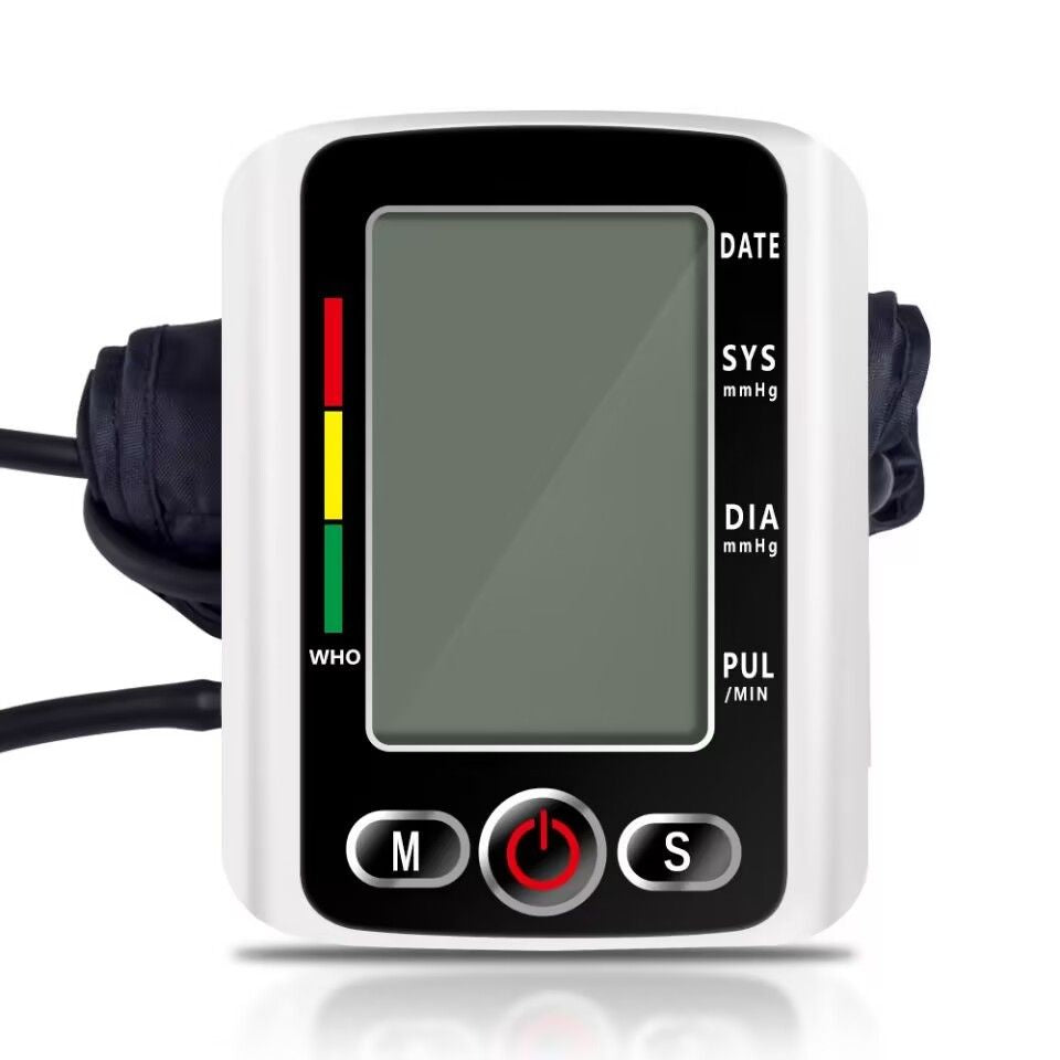 Arm High Blood Pressure Monitor Digital BP Cuff LCD Pulse Meter Voice Machine US
