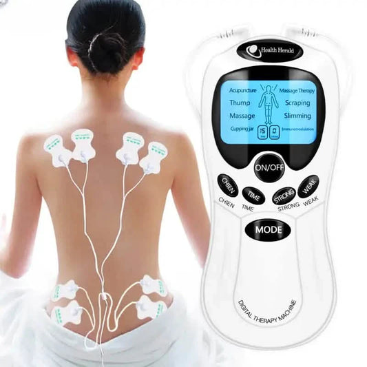 Electric TENS Muscle Stimulator – Portable Pain Relief Device