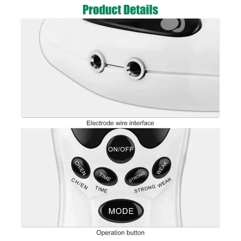Electric TENS Muscle Stimulator – Portable Pain Relief Device