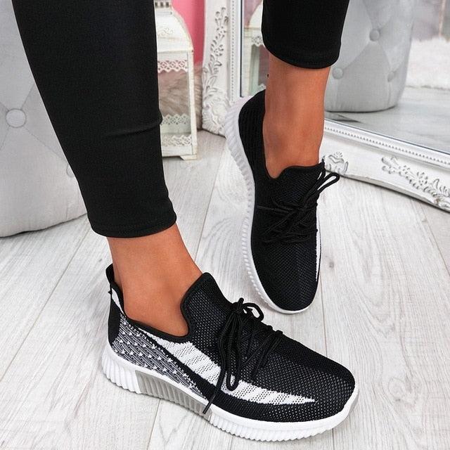 Women's Vulcanized Mesh Sport Sneakers
