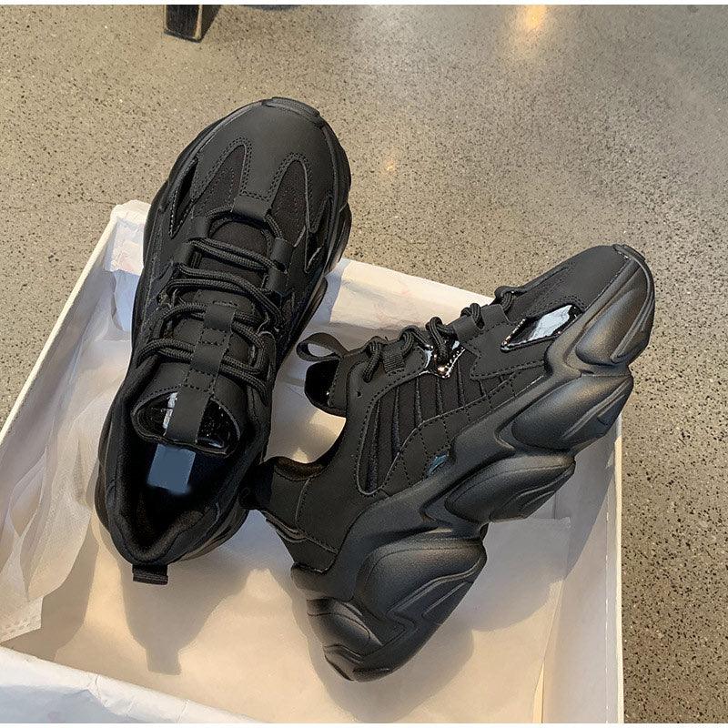 Women's Lace Up Thick Platform Sneakers