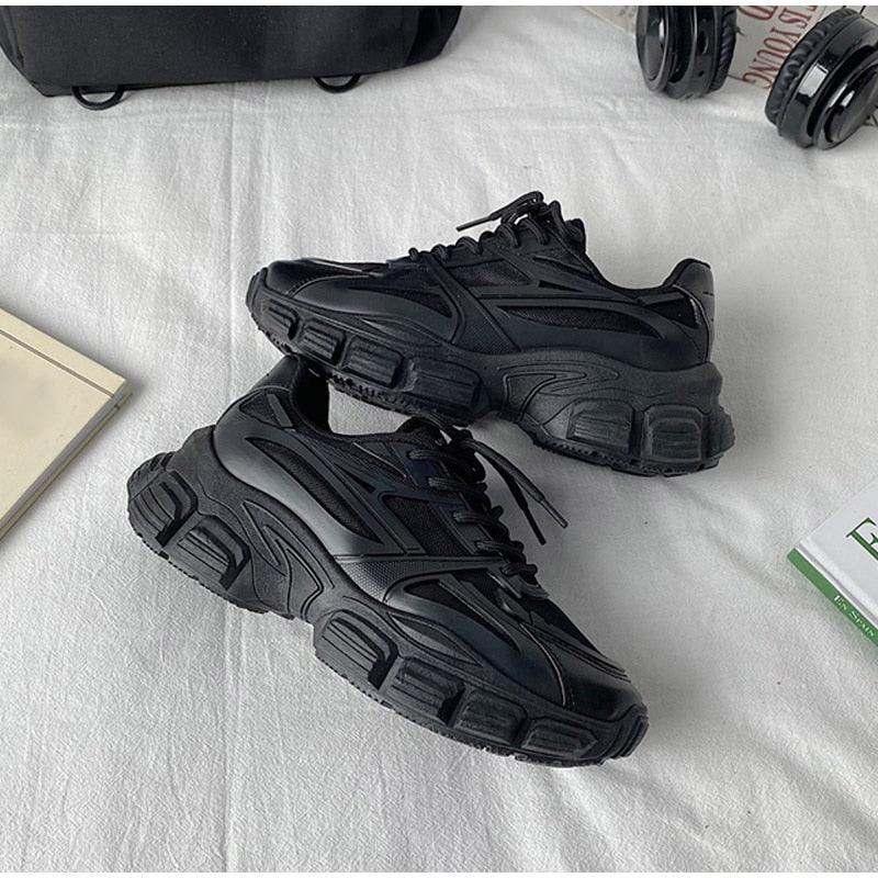 Women's Lace Up Thick Platform Sneakers