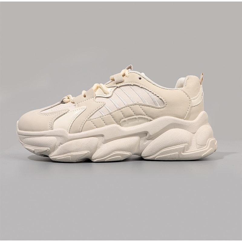 Women's Lace Up Thick Platform Sneakers