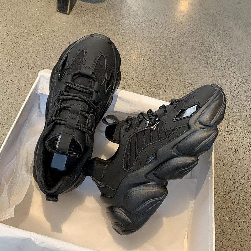 Women's Lace Up Thick Platform Sneakers