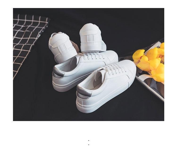 Women's Classic White Vulcanize Sneakers