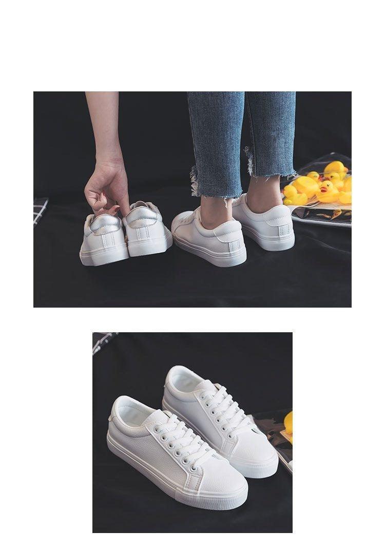 Women's Classic White Vulcanize Sneakers