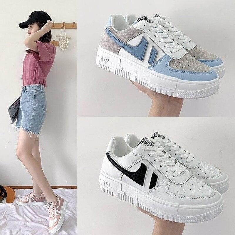 Women's Casual Breathable Flat Sneakers