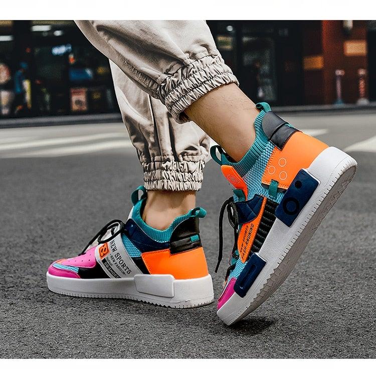 Men's Luxury Slip-On Flyknit Sneakers