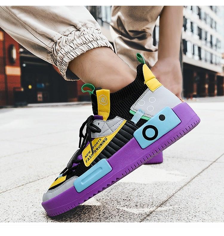 Men's Luxury Slip-On Flyknit Sneakers