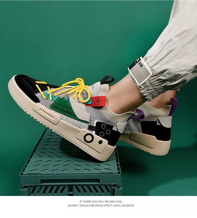 Men's Luxury Slip-On Flyknit Sneakers
