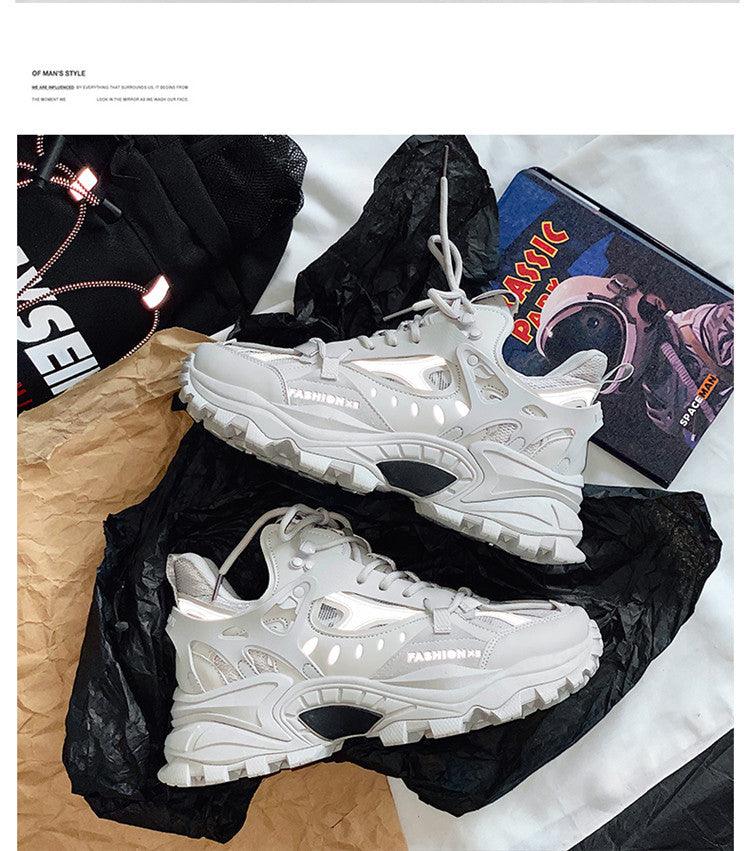 Luxury Men's Fashion Sneakers – Breathable Athletic Casual Shoes