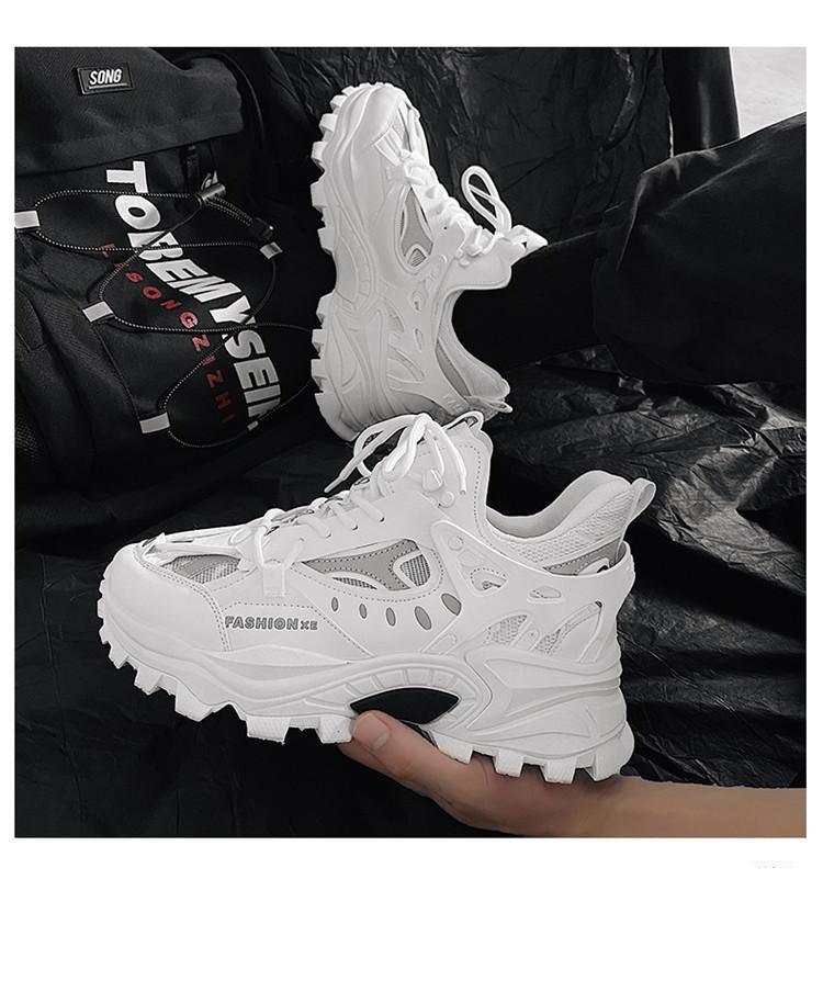 Luxury Men's Fashion Sneakers – Breathable Athletic Casual Shoes
