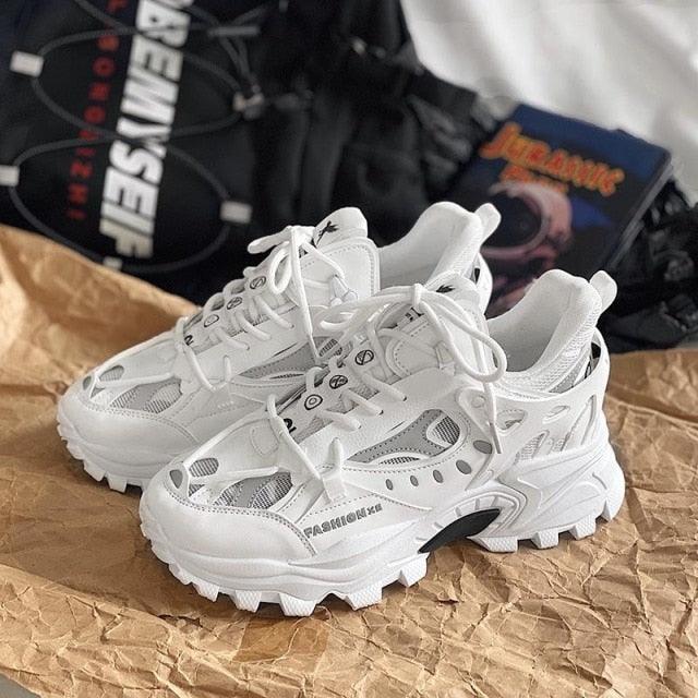 Luxury Men's Fashion Sneakers – Breathable Athletic Casual Shoes