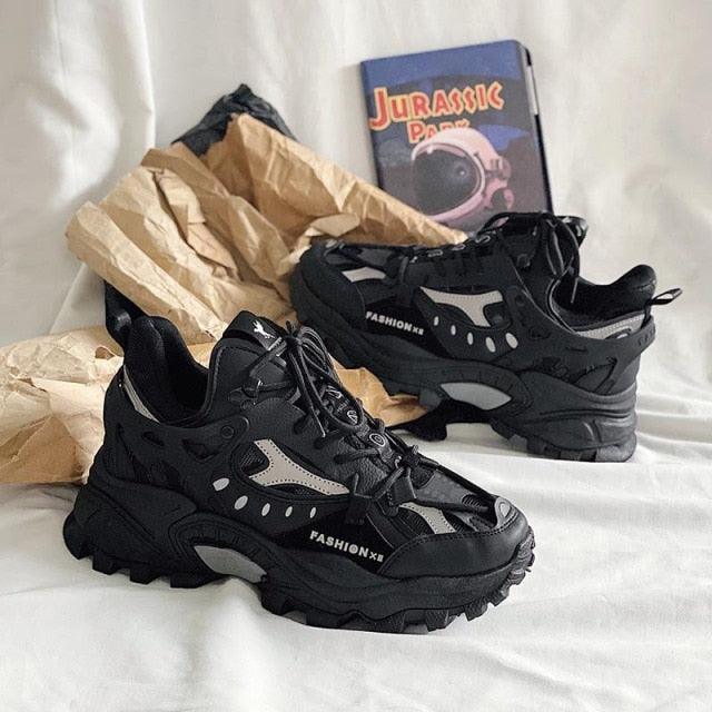Luxury Men's Fashion Sneakers – Breathable Athletic Casual Shoes