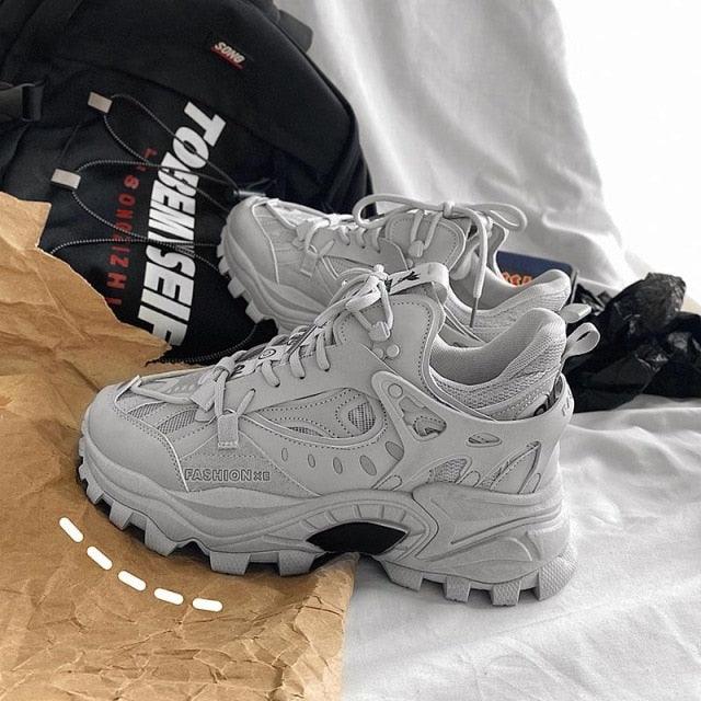 Luxury Men's Fashion Sneakers – Breathable Athletic Casual Shoes