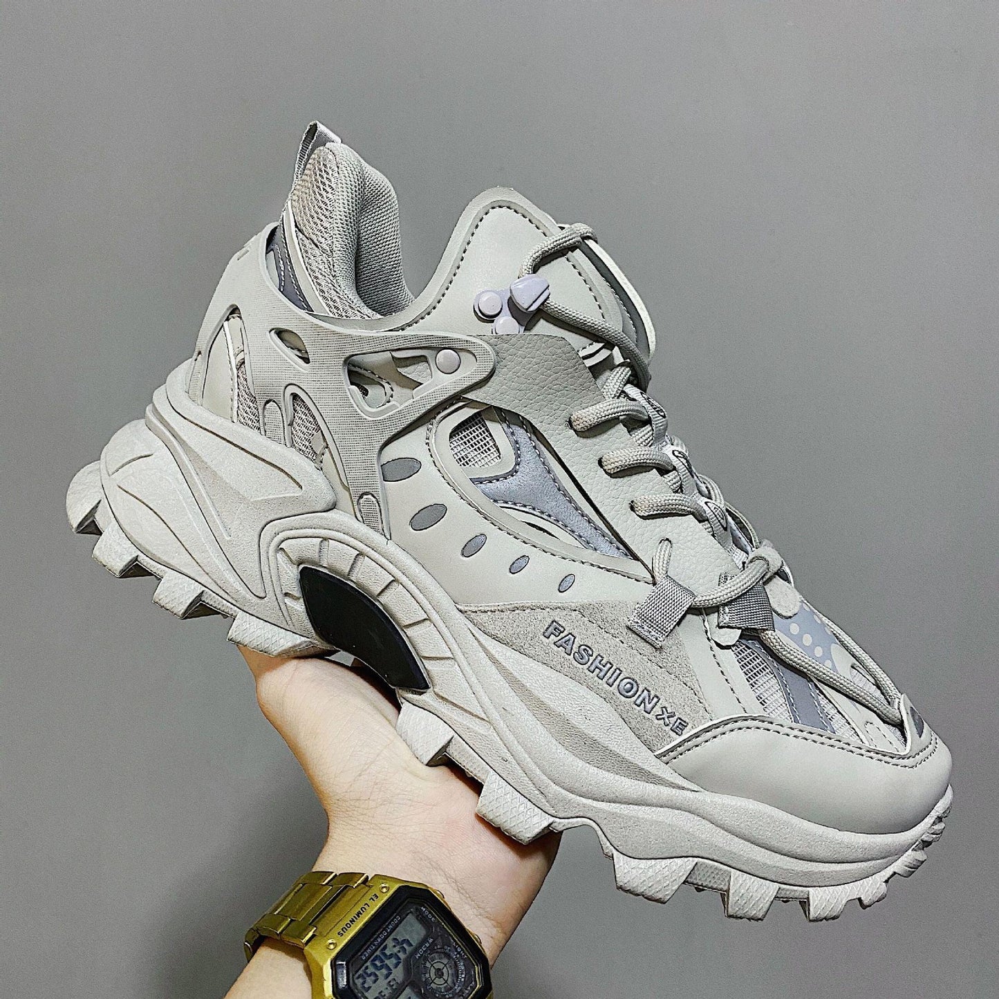 Luxury Men's Fashion Sneakers – Breathable Athletic Casual Shoes