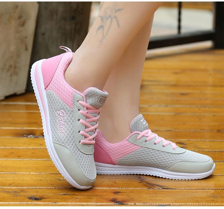 Women's Chunky Mesh Sneakers
