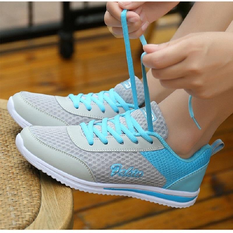 Women's Chunky Mesh Sneakers