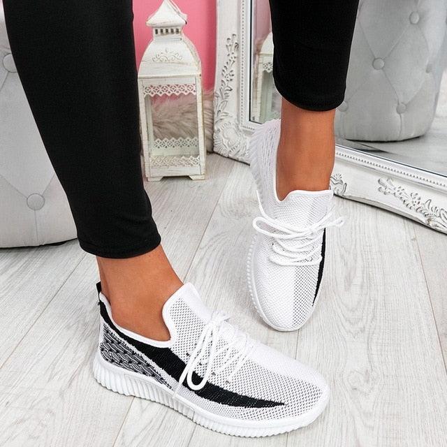 Women's Vulcanized Mesh Sport Sneakers