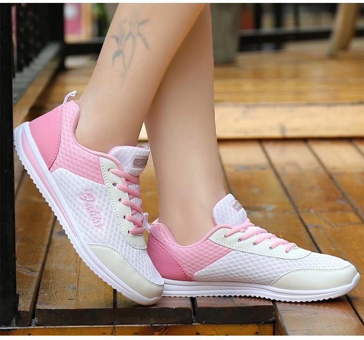 Women's Chunky Mesh Sneakers