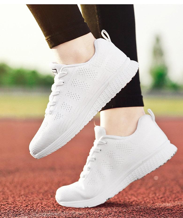 Women's Breathable Mesh Sneakers – Lightweight Casual Walking Shoes