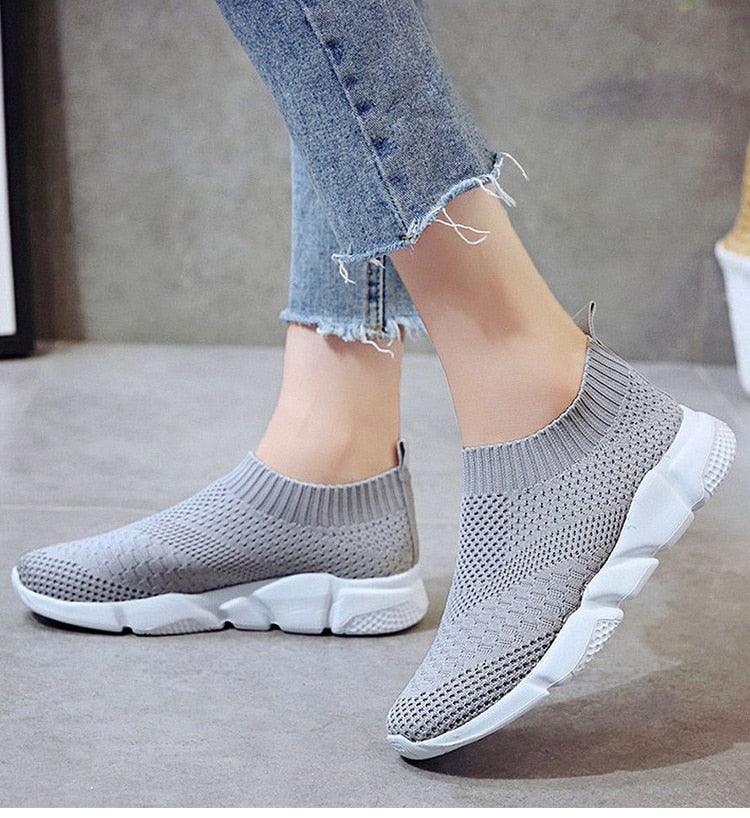 Women's Lightweight Slip-On Mesh Sneakers