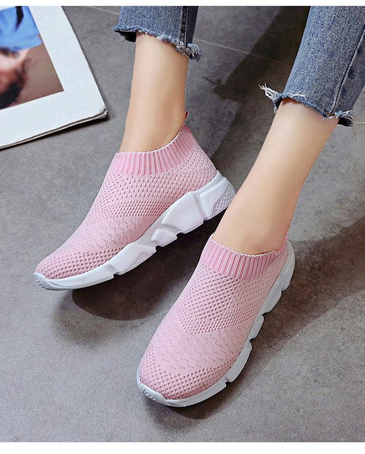 Women's Lightweight Slip-On Mesh Sneakers
