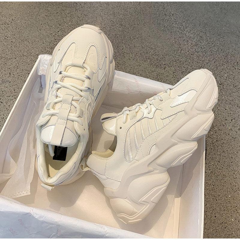 Women's Lace Up Thick Platform Sneakers