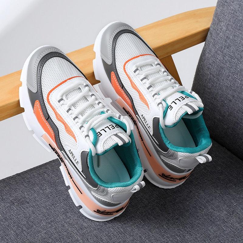 Women's Mesh Running Sneakers with Removable Insole