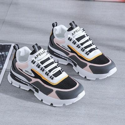 Women's Mesh Running Sneakers with Removable Insole