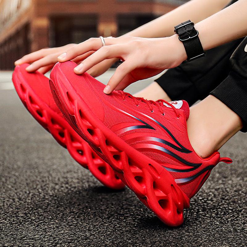 Men's Light Blade Running Sneakers – Breathable Lightweight Sport Shoes