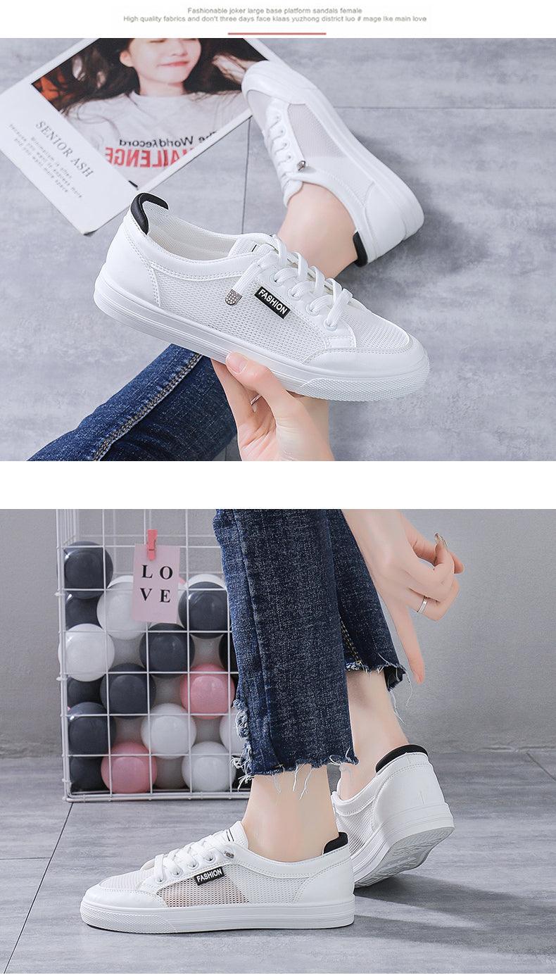Women's Breathable Mesh Flat Sneakers