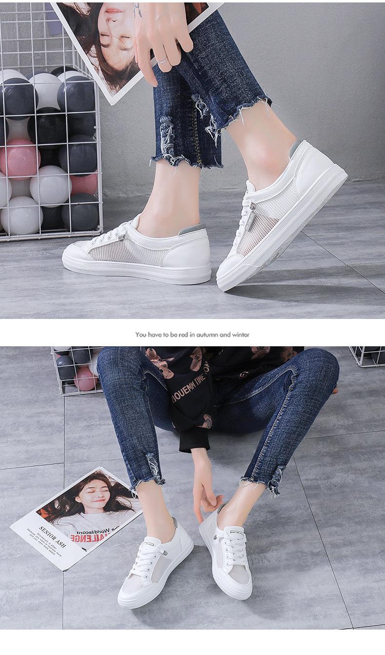 Women's Breathable Mesh Flat Sneakers
