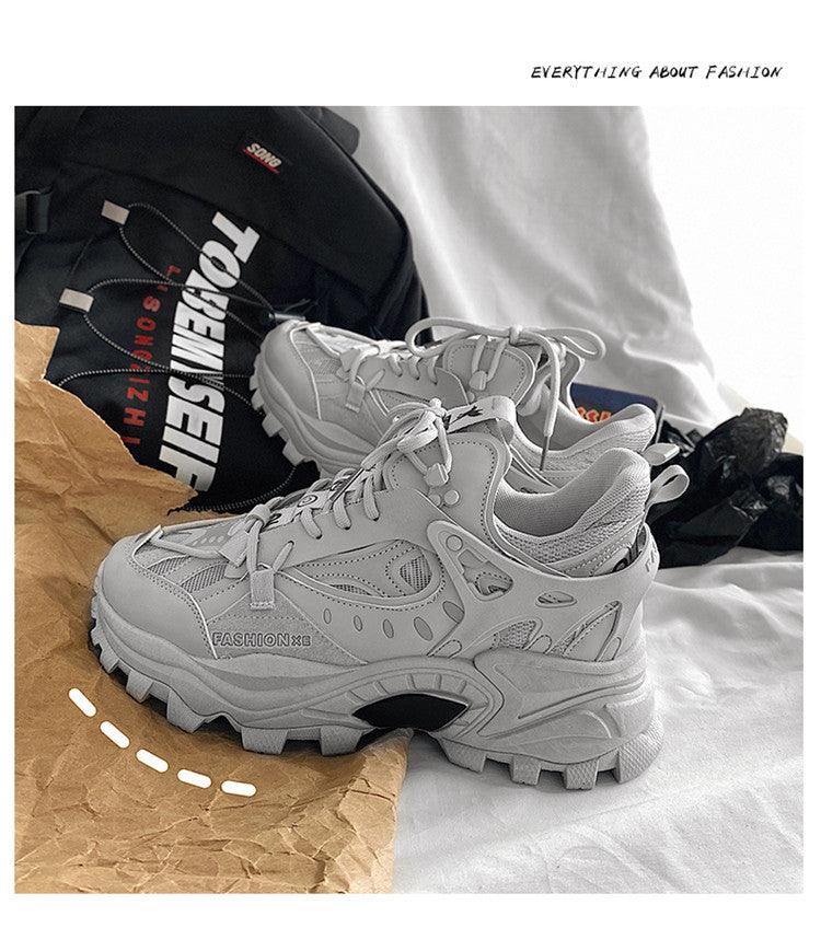 Luxury Men's Fashion Sneakers – Breathable Athletic Casual Shoes