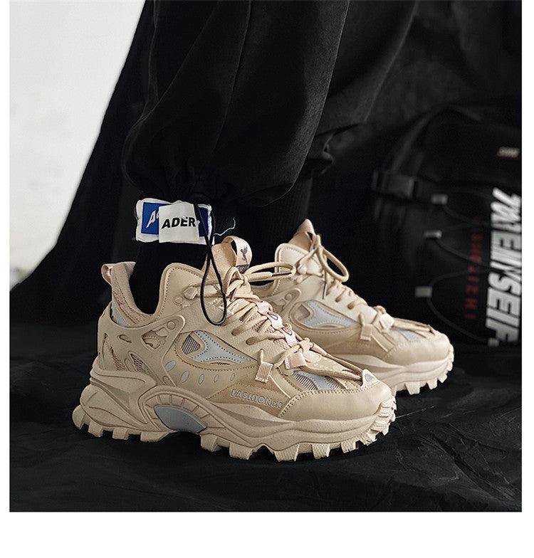 Luxury Men's Fashion Sneakers – Breathable Athletic Casual Shoes
