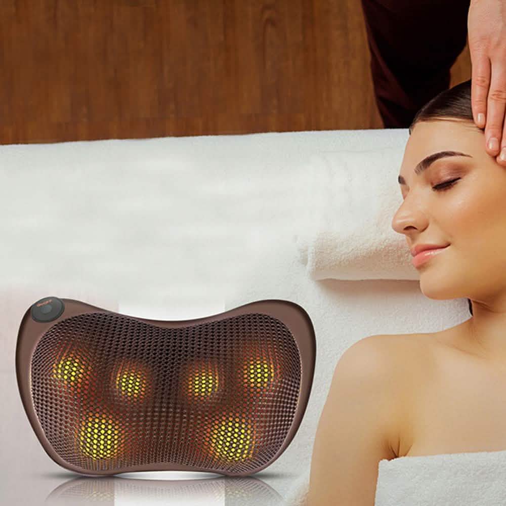 Shiatsu Massage Pillow with Heat – Neck, Back & Shoulder Relief