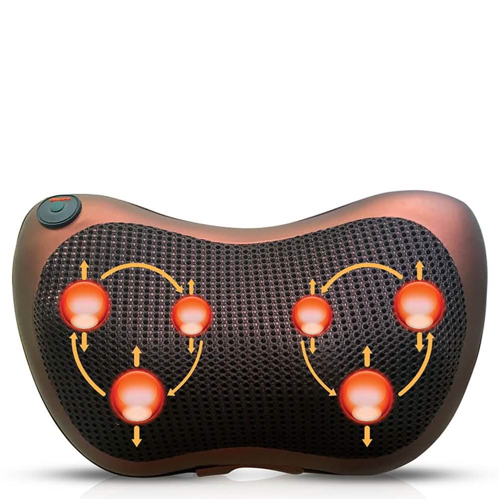 Shiatsu Massage Pillow with Heat – Neck, Back & Shoulder Relief