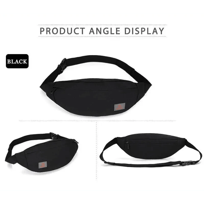 Adjustable Fanny Pack – Waterproof Belt Bag for Women & Men