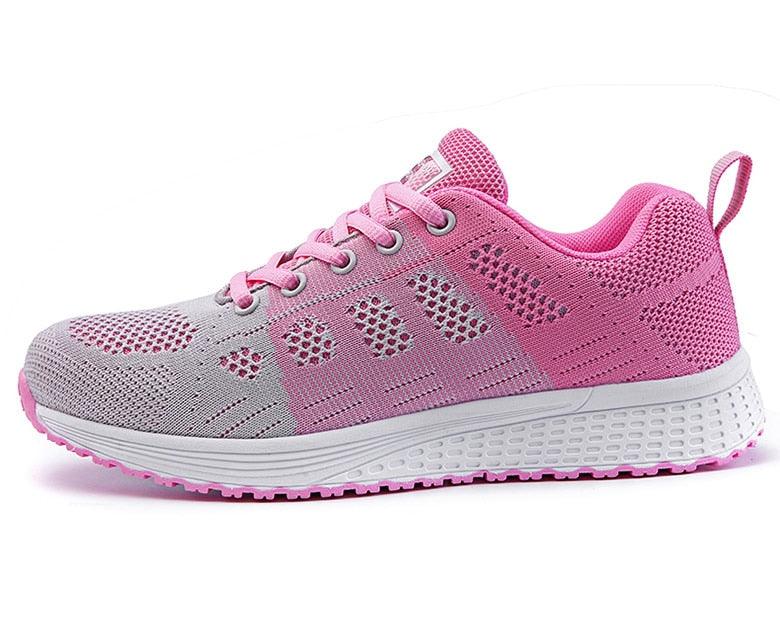 Women's Breathable Mesh Sneakers – Lightweight Casual Walking Shoes